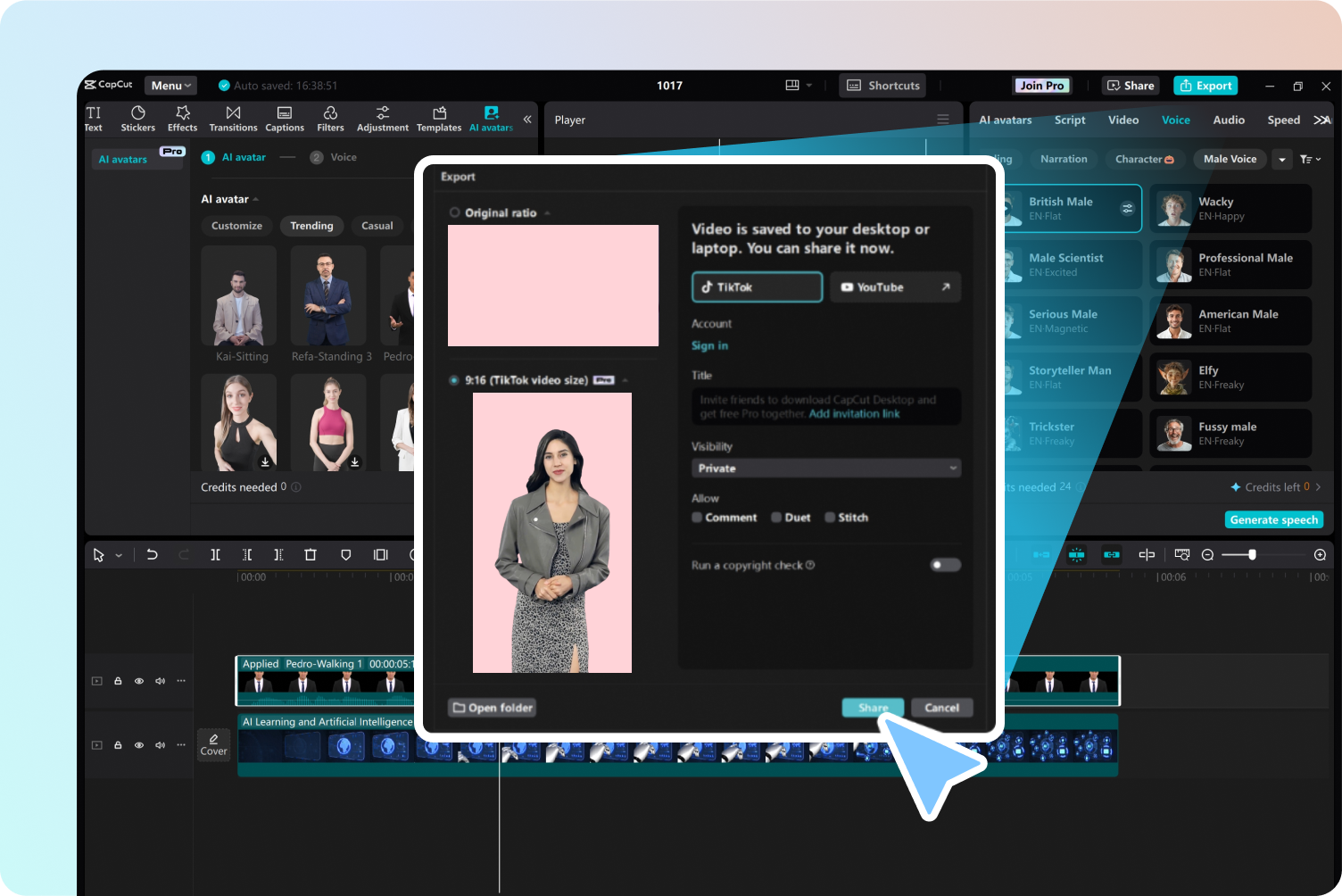 Export și partajare
